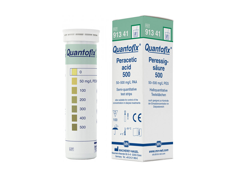 德国MN QUANTOFIX过氧乙酸500半定量测试条 （Peracetic acid 500） 91341