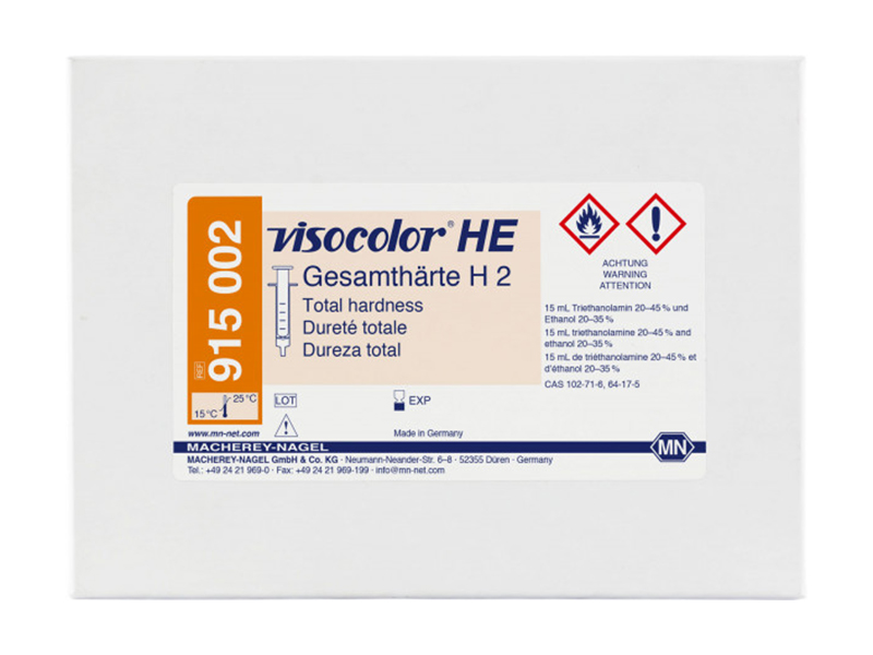 德国MN VISOCOLOR HE总硬度H2滴定测试盒 ( Hardness )915002 / 915202
